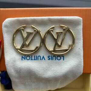 Louis Vuitton hoop earrings